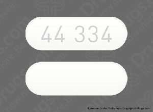 44334 white pill