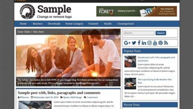 Frontier Blogger Template
