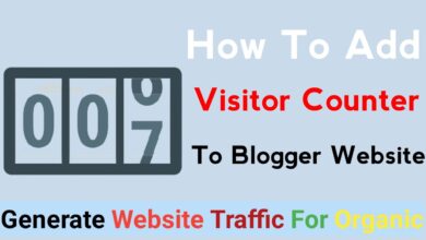visitor tracking widget on blog